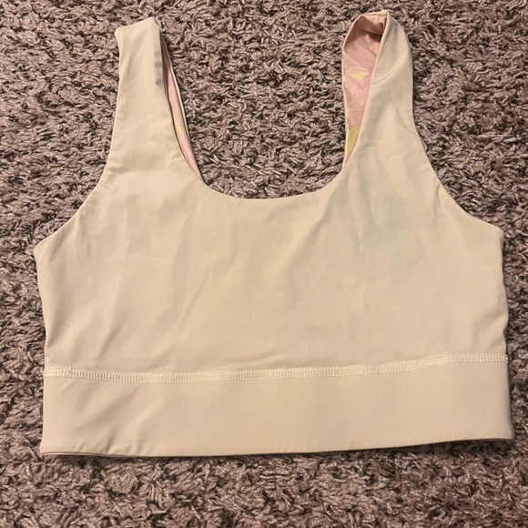 Fabletics Yellow & Pink Reversible Sports Bra - Picture 5 of 5